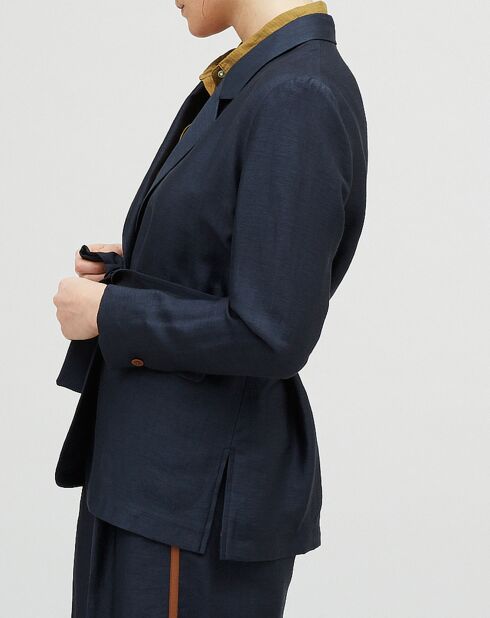 Veste blazer en Lin mélangé Utopia marine