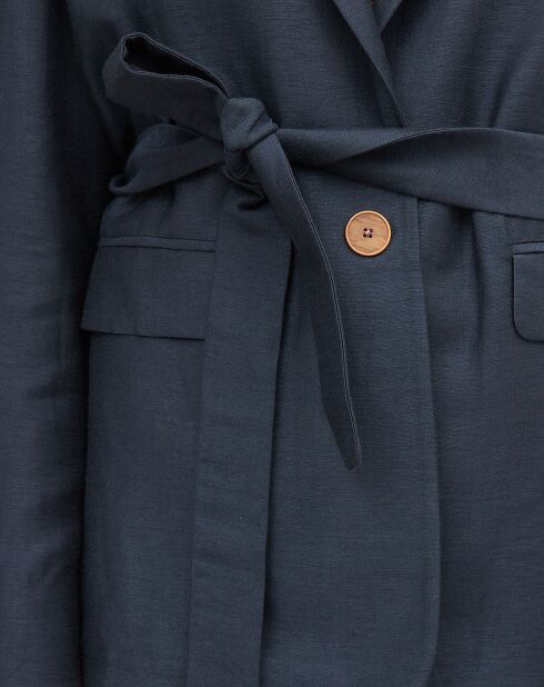 Veste blazer en Lin mélangé Utopia marine