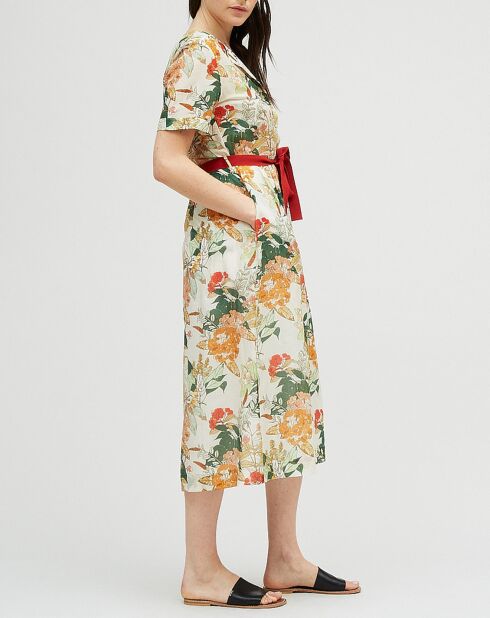 Robe en Coton & Soie Molunes multicolore
