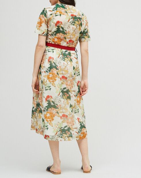 Robe en Coton & Soie Molunes multicolore