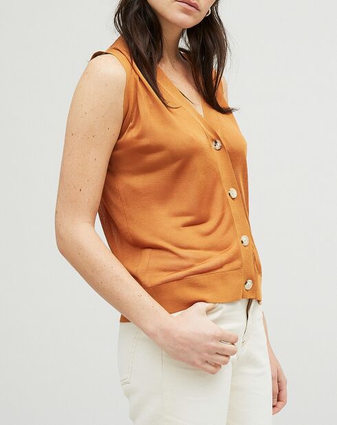 Gilet Tatiana doré