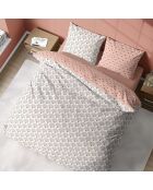 Parure housse de couette Mille blanche