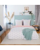 Parure housse de couette Mille blanche