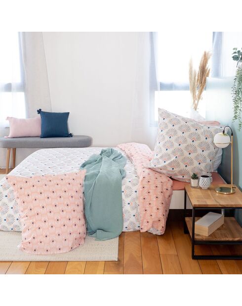 Parure housse de couette Mille blanche