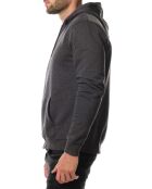 Sweat Elnath zippé gris fonce