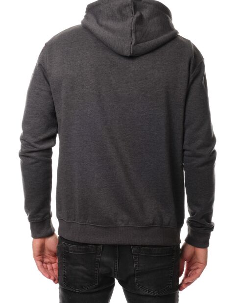 Sweat Elnath zippé gris fonce