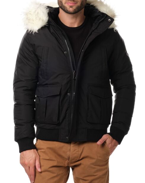 Zwarte parka Meissa