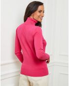 Pull en Cachemire mélangé Alexia fushia