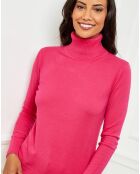 Pull en Cachemire mélangé Alexia fushia