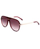 Lunettes de soleil Femme cristal bordeaux
