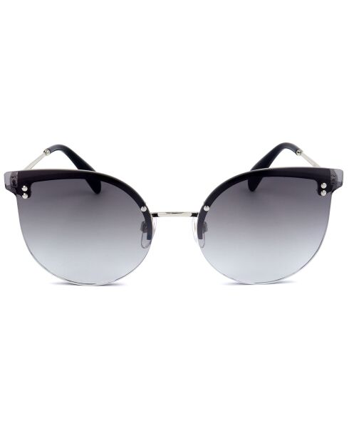 Lunettes de soleil Femme argenté/marine
