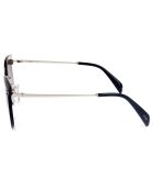 Lunettes de soleil Femme argenté/marine