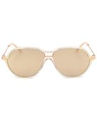 Lunettes de soleil Femme beige