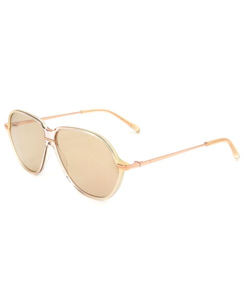 Lunettes de soleil Femme beige