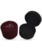 0.50 karaat witgouden oorringen met diamanten