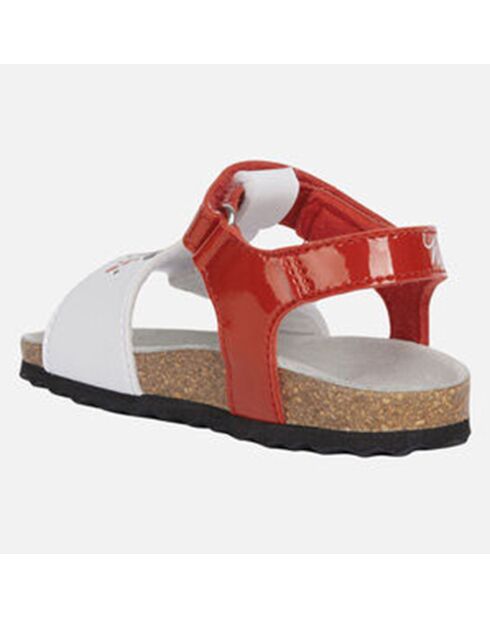 Sandales Chalki X Disney rouge/blanc