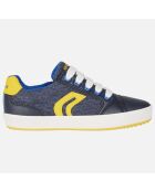 Sneakers Gisli bleu/jaune