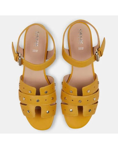 Sandales en Cuir Wistrey jaunes