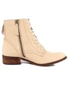 Boots en Cuir Baila beiges