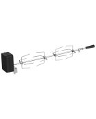 Rotisserie-Set, 85 cm, schwarz/grau