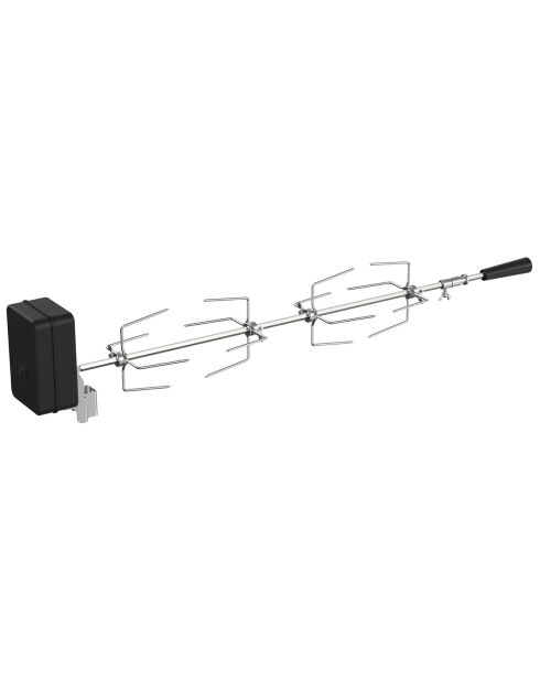 Rotisserie-Set, 85 cm, schwarz/grau