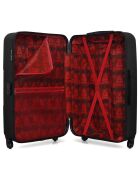 Maleta Miami Long Stay con 4 ruedas individuales, 75 cm, negra