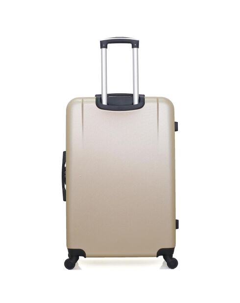 Miami Long Stay Koffer 4 enkele wielen 75 cm beige