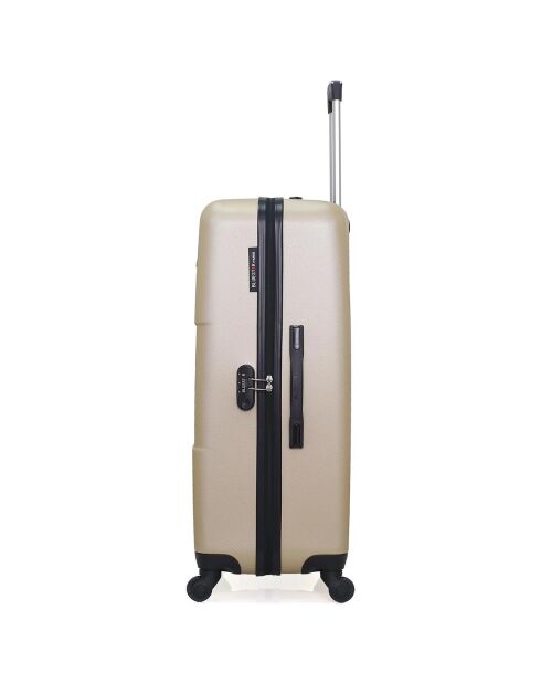 Miami 4-Rad-Kabinenkoffer mit Einrad 55 cm beige