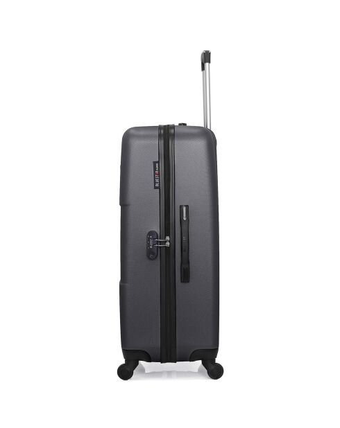Miami Long Stay Koffer 4 Einzelräder 75 cm dunkelgrau