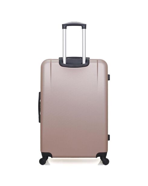 Miami 4-Rad-Kabinenkoffer mit Einzelrad 55 cm Roségold
