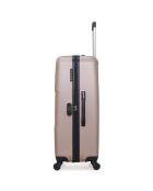 Valise Long Séjour 4 roues simples Miami 75 cm rose doré