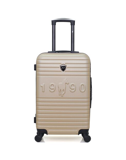 Fred Mittelgroßer Reisekoffer mit 4 Rädern, 65 cm, beige