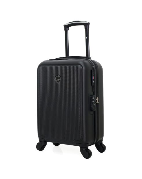 Valise Cabine 4 roues simples Dale 55 cm noire