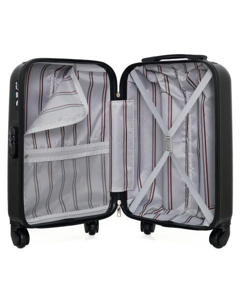 Valise Cabine 4 roues simples Dale 55 cm noire