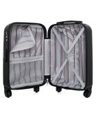 Valise Cabine 4 roues simples Dale 55 cm gris foncé