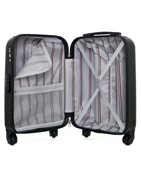 Valise Cabine 4 roues simples Dale 55 cm gris foncé