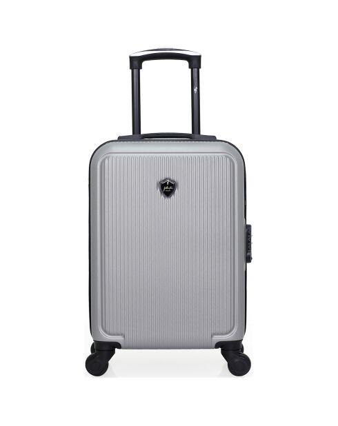 Dale 4-Rad-Kabinenkoffer mit Einrad 55 cm, silberfarben