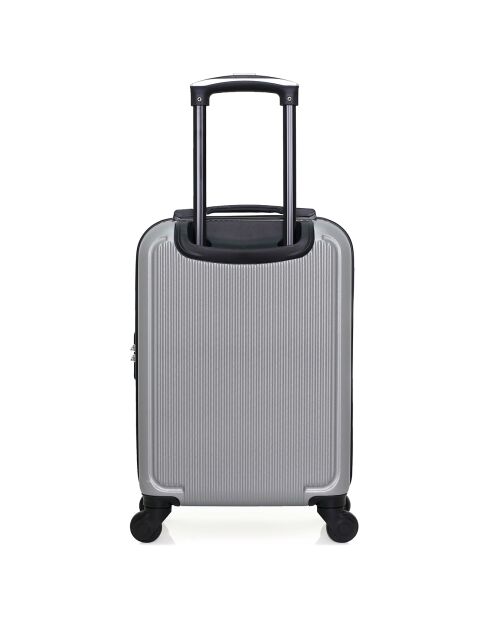 Dale 4-Rad-Kabinenkoffer mit Einrad 55 cm, silberfarben