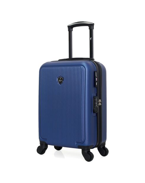 Valise Cabine 4 roues simples Dale 55 cm bleu marine