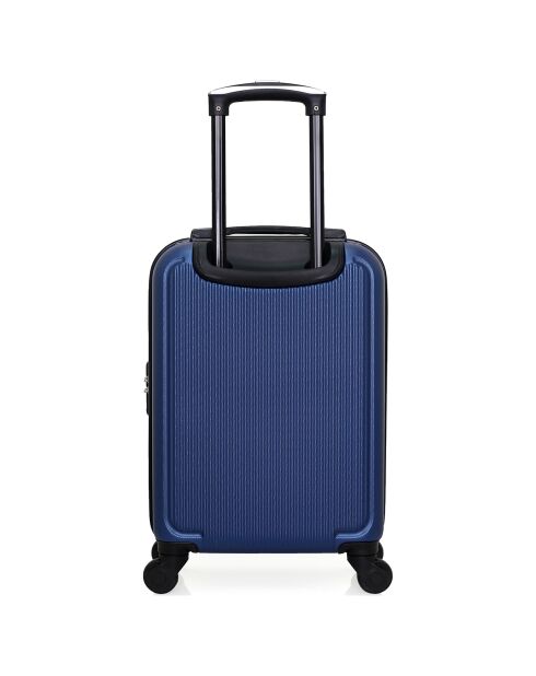 Valise Cabine 4 roues simples Dale 55 cm bleu marine