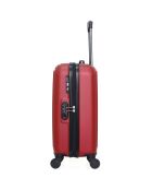 Valise Cabine 4 roues simples Dale 55 cm rouge bordeaux