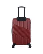 Peter Mittelgroßer Reisekoffer mit 4 Rädern 65 cm burgunderrot