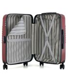 Peter Mittelgroßer Reisekoffer mit 4 Rädern 65 cm burgunderrot