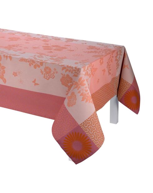 Nappe 100% Coton Asia Mood rose thé