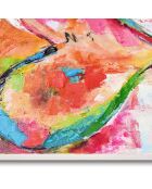 Peinture Coeur multicolore - 80x80 cm