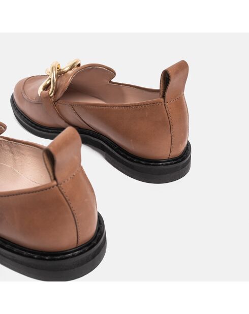 Mocasines de piel marrón Different People