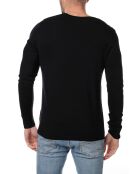 Pull col V Nohlan noir