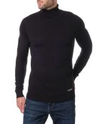 Pull col roulé Joshua noir
