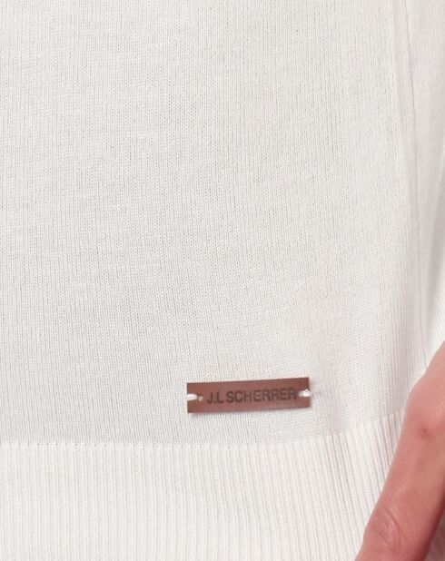 Pull col roulé Joshua écru