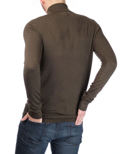 Pull col roulé Joshua kaki